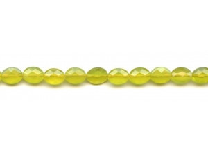 Olive Quartz 8x10 Faceted Flat Oval