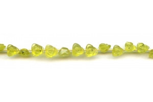 Olive Quartz 7mm Flower