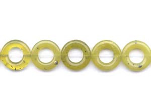 Olive Quartz 20mm Donut