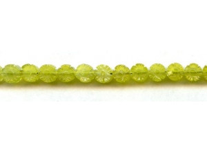 Olive Quartz 8mm Flower