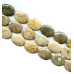 296-1038 Fossil Coral <br>30x40 Flat Oval