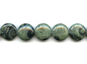 Kambaba Jasper 20mm Puffy Dime