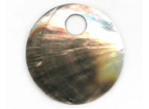 Black Mother of Pearl 68-72x Pendant