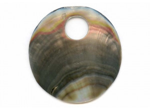 Black Mother of Pearl 60-64x Pendant