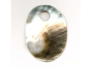 Black Mother of Pearl 80x Pendant