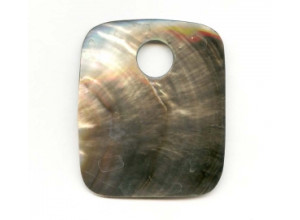 Black Mother of Pearl 70-75x Pendant