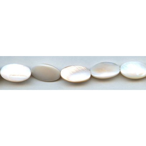 245-1236 Pink Mother of Pearl <br>13x21 Flat Oval