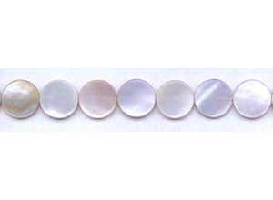 Pink Mother of Pearl 14mm Thin Dime