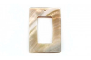 Pink Mother of Pearl 50x35 Pendant