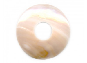 Pink Mother of Pearl 70mm Donut Pie