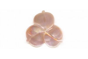 Pink Mother of Pearl 40mm Flower Pendant