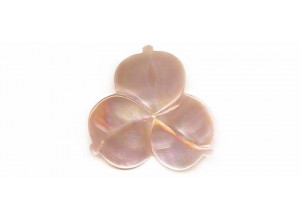 Pink Mother of Pearl 40mm Flower Pendant