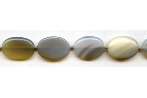 Gray Onyx 15-17x Flat Oval