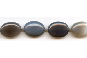 Gray Onyx 17-19x Flat Oval