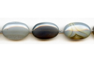 Gray Onyx 16-20x Flat Oval