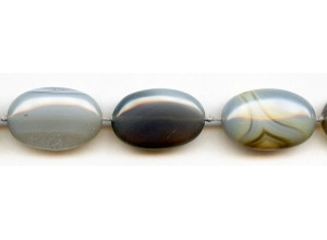 Gray Onyx 16-20x Flat Oval