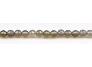 Gray Onyx 8mm Faceted Round