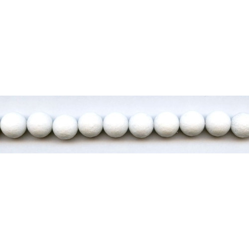 303-1091 White Jade <br>10mm Faceted Round