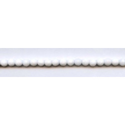 White Jade 6mm Faceted Round