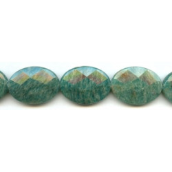 Russian Amazonite 22x30 Faceted Flat Oval