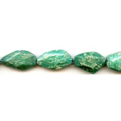 Russian Amazonite 15-18x Faceted Flat Nugget