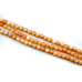 129-1122 Orange Calcite <br>10mm Faceted Round