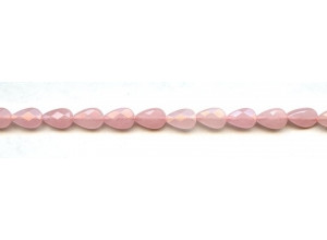 Pink Jade 6x9 Faceted Flat Pear