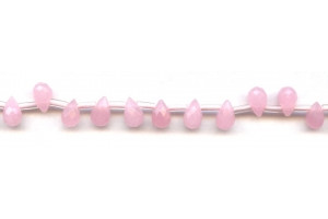 Pink Jade 6x9 Teardrop Briolette