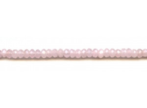 Pink Jade 6mm Faceted Rondell