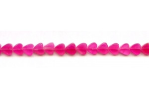 Pink Jade 8mm Heart