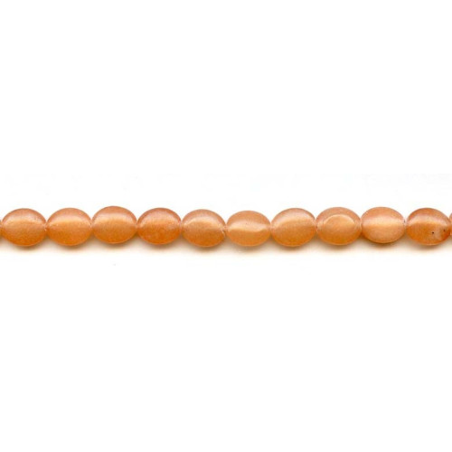 309-1037 Peach Jade <br>8x10 Flat Oval