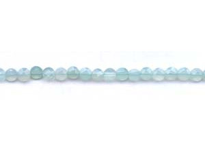 Dyed Chalcedony 6mm Faceted Coin