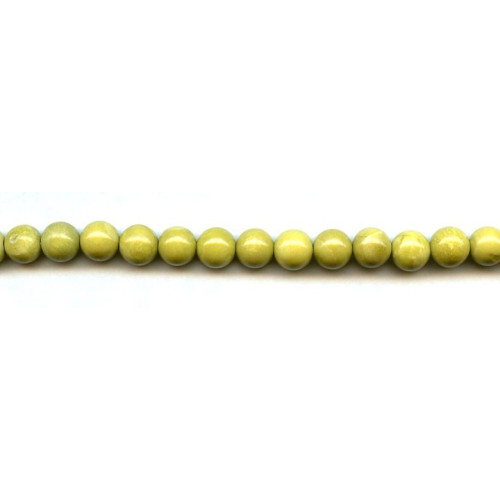 314-1039 Yellow Turquoise <br>8mm Round