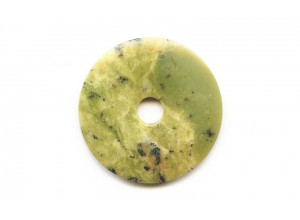 Yellow Turquoise 50mm Donut Pie