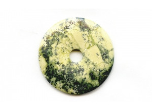 Yellow Turquoise 50mm Donut Pie