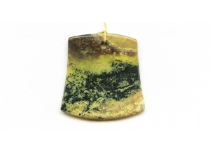 Yellow Turquoise 40x Pendant