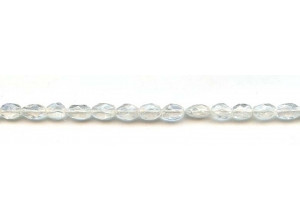 Rainbow Moonstone 5x Faceted Flat Oval