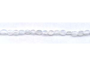 Rainbow Moonstone 5x7 Faceted Flat Oval