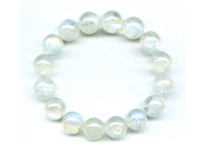 Rainbow Moonstone 13mm Round Bracelet