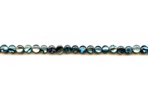 Dyed Abalone 5mm Dime