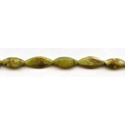 Green Opal 8-10x Ridged Marquise