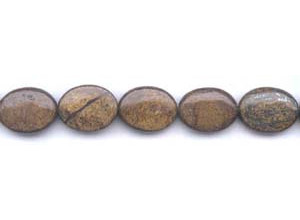 Bronzite 15x20 Flat Oval