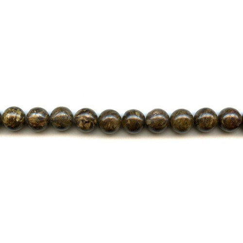 322-1070 Bronzite <br>10mm Round