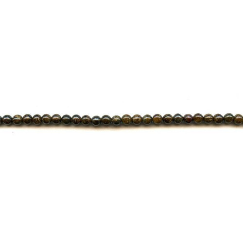 322-1076 Bronzite <br>4mm Round