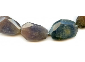 Sapphire 17-23x Faceted Flat Nugget