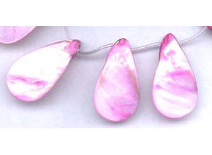 Dyed Mother of Pearl 20x40 Shell Drop