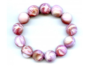 Dyed Mother of Pearl 16mm Round Bracelet