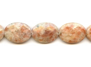 Indian Sunstone 22x30 Faceted Flat Oval