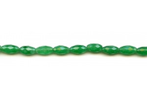 Emerald Jade 6x12 Faceted Oval Rice