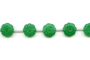 Emerald Jade 15mm Flower